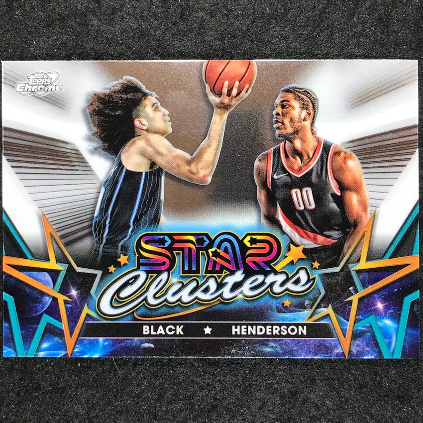 2023-24 Topps Cosmic Chrome HENDERSON ANTHONY BLACK Star Clusters Rookie #15