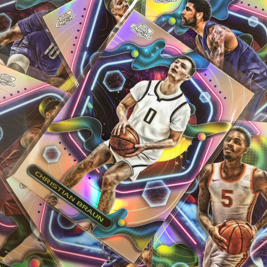 2023-24 Topps Cosmic Chrome DEVIN BOOKER Base Refractor #100