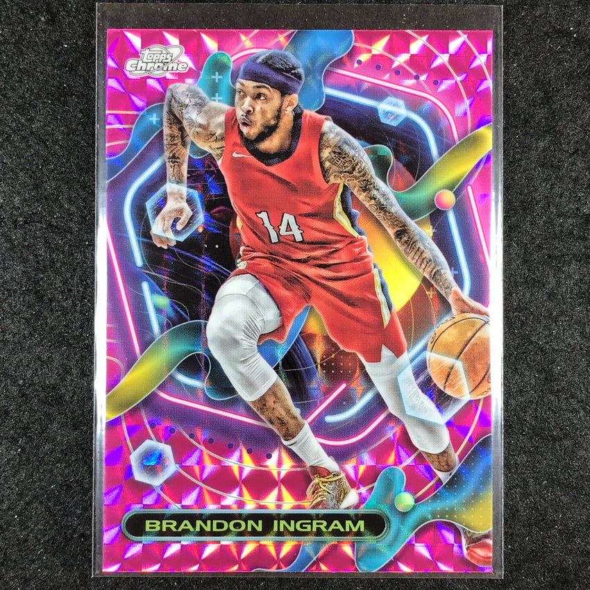 2023-24 Topps Cosmic Chrome BRANDON INGRAM Base Pink Galaxy #16