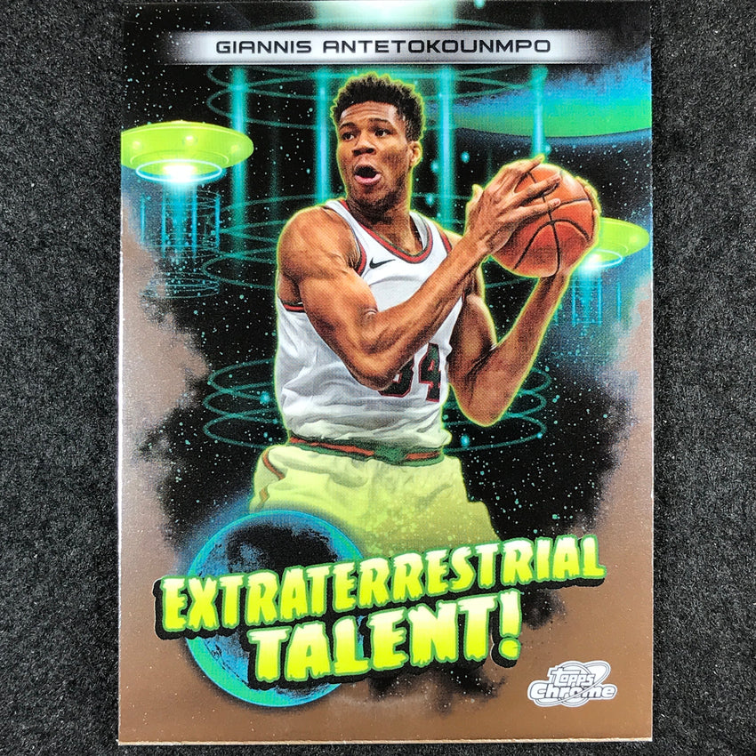 2023-24 Topps Cosmic Chrome GIANNIS ANTETOKOUNMPO Extraterrestrial Talent #8