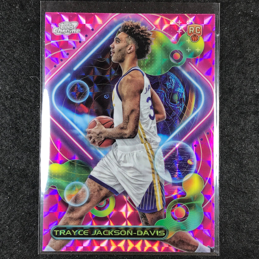 2023-24 Topps Cosmic Chrome TRAYCE JACKSON-DAVIS Rookie Base Pink Galaxy #196