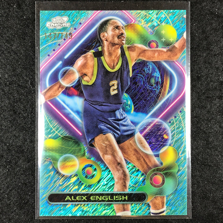 2023-24 Topps Cosmic Chrome ALEX ENGLISH Aqua Equinox 147/149 #37