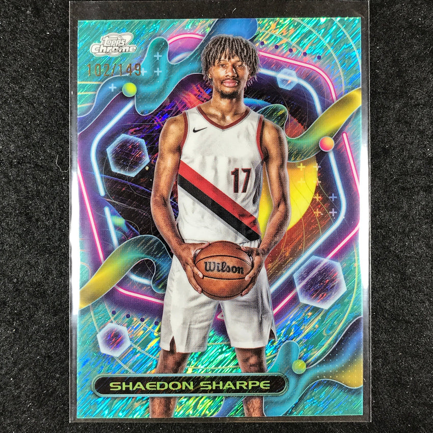 2023-24 Topps Cosmic Chrome SHAEDON SHARPE Aqua Equinox 102/149 #103