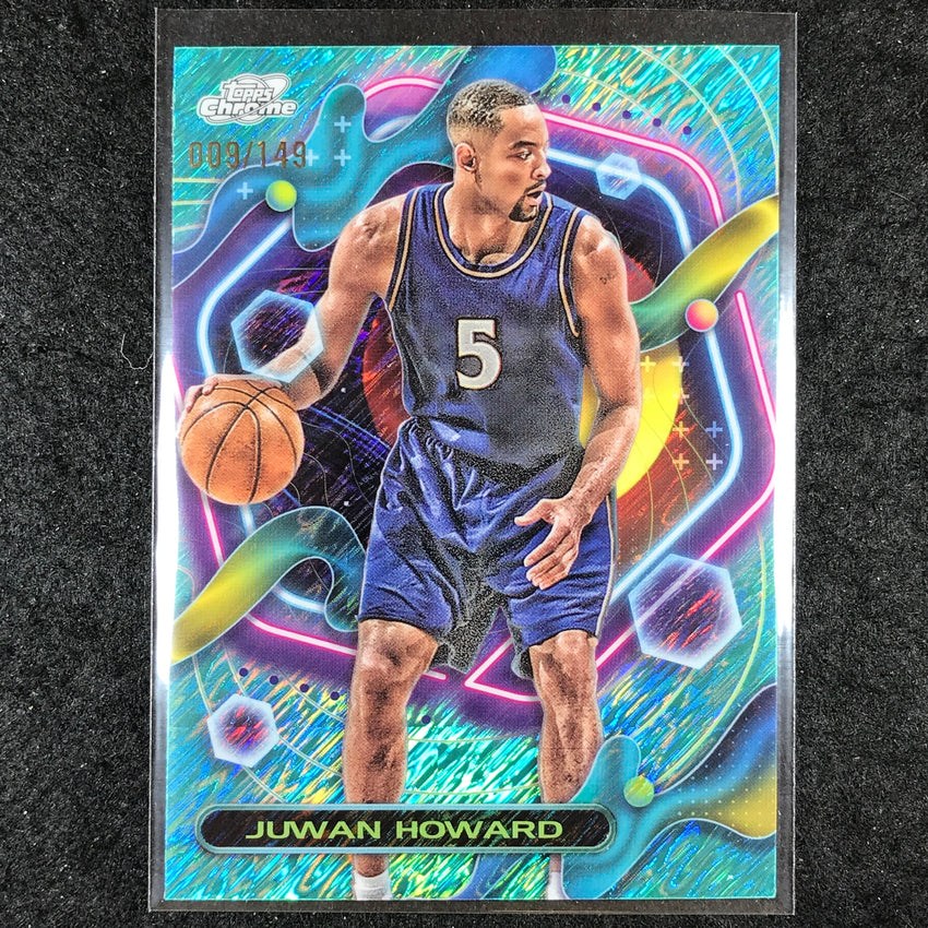 2023-24 Topps Cosmic Chrome JUWAN HOWARD Aqua Equinox 9/149 #149