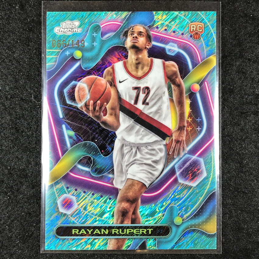 2023-24 Topps Cosmic Chrome RAYAN RUPERT Rookie Aqua Equinox 66/149 #188