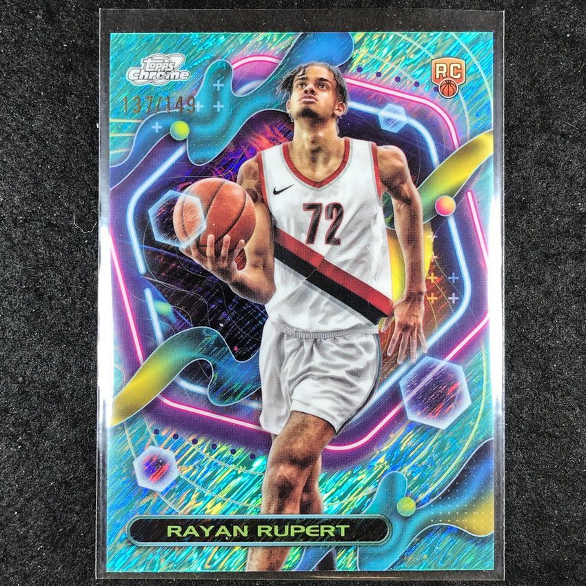 2023-24 Topps Cosmic Chrome RAYAN RUPERT Rookie Aqua Equinox 137/149 #188