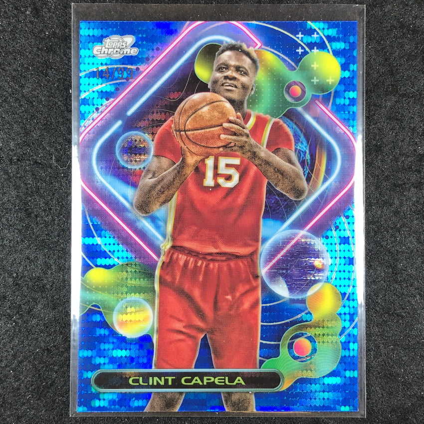 2023-24 Topps Cosmic Chrome CLINT CAPELA Base Blue Moon 14/99 #4