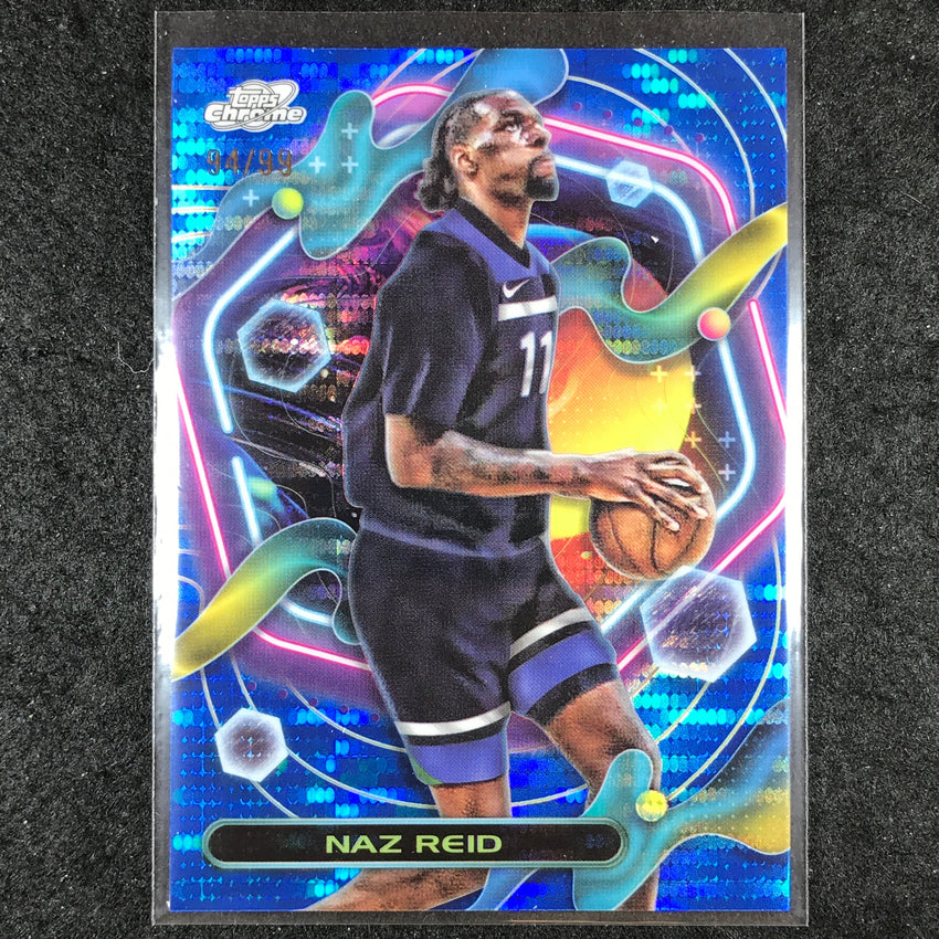 2023-24 Topps Cosmic Chrome NAZ REID Base Blue Moon 94/99 #78