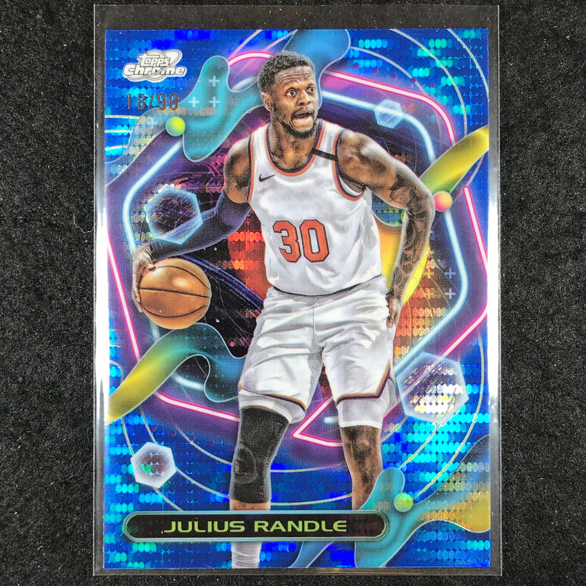 2023-24 Topps Cosmic Chrome JULIUS RANDLE Base Blue Moon 18/99 #85