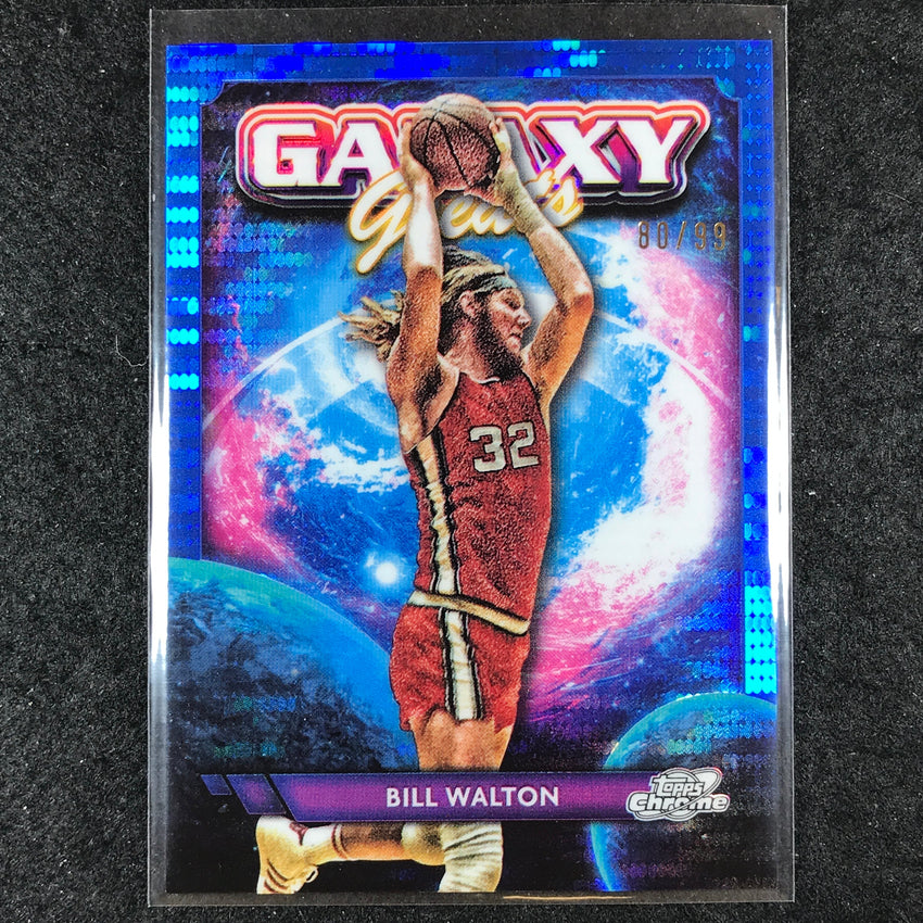 2023-24 Topps Cosmic Chrome BILL WALTON Galaxy Greats Blue Moon 80/99 #16