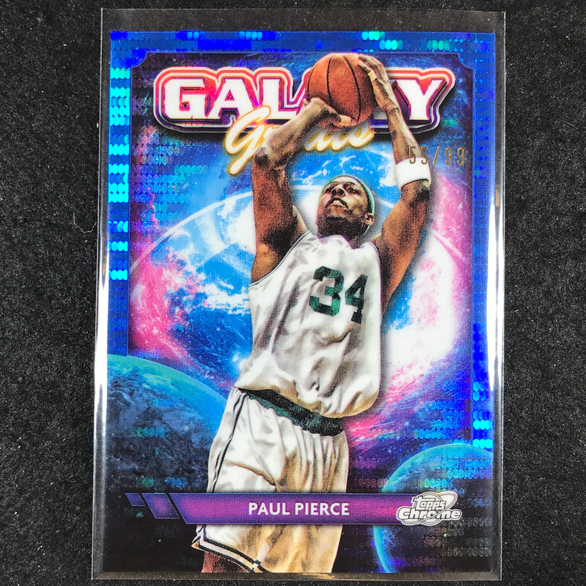 2023-24 Topps Cosmic Chrome PAUL PIERCE Galaxy Greats Blue Moon 55/99 #25