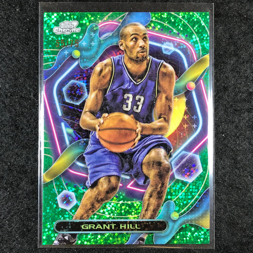 2023-24 Topps Cosmic Chrome GRANT HILL Green Space Dust 55/75 #92
