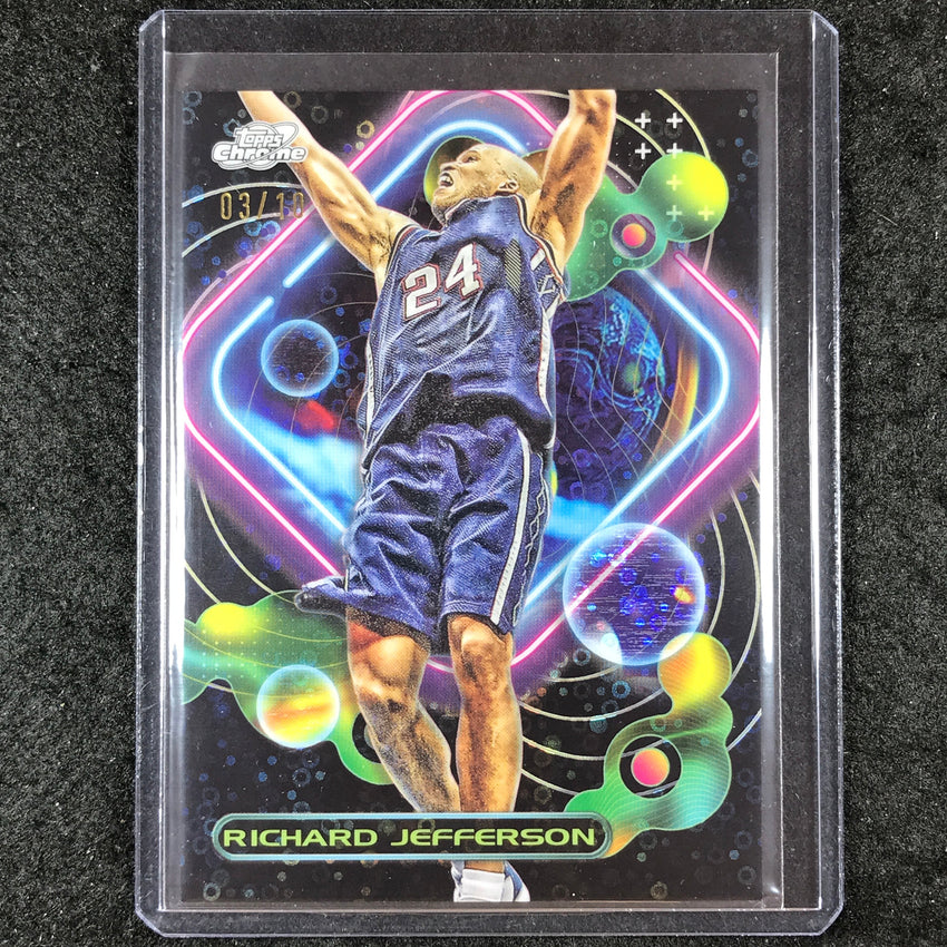 2023-24 Topps Cosmic Chrome RICHARD JEFFERSON Base Black Eclipse 3/10