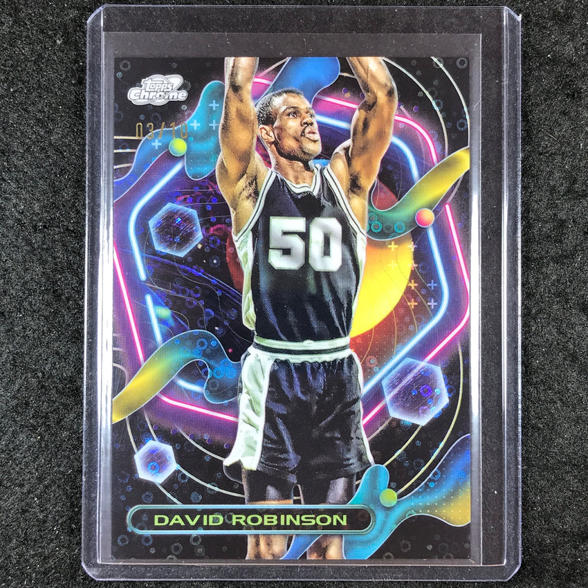 2023-24 Topps Cosmic Chrome DAVID ROBINSON Base Black Eclipse 3/10