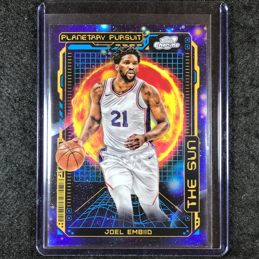 2023-24 Topps Cosmic Chrome JOEL EMBIID Planetary Pursuit The Sun SP #PPS-6