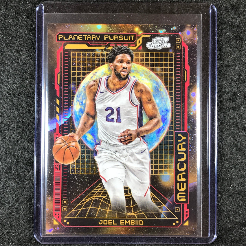 2023-24 Topps Cosmic Chrome JOEL EMBIID Planetary Pursuit Mercury SSP #PPM-6