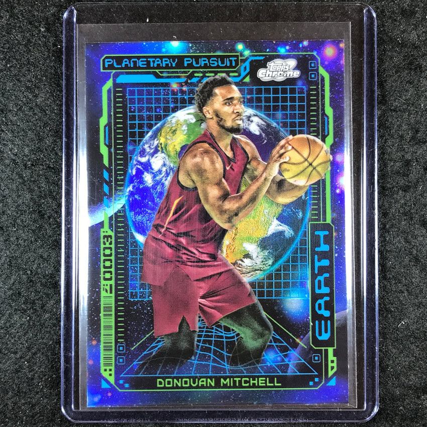 2023-24 Topps Cosmic Chrome DONOVAN MITCHELL Planetary Pursuit Earth SSP #PPE-4