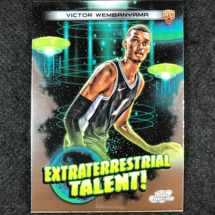 2023-24 Topps Cosmic Chrome VICTOR WEMBANYAMA Extraterrestrial Talent Rookie #16