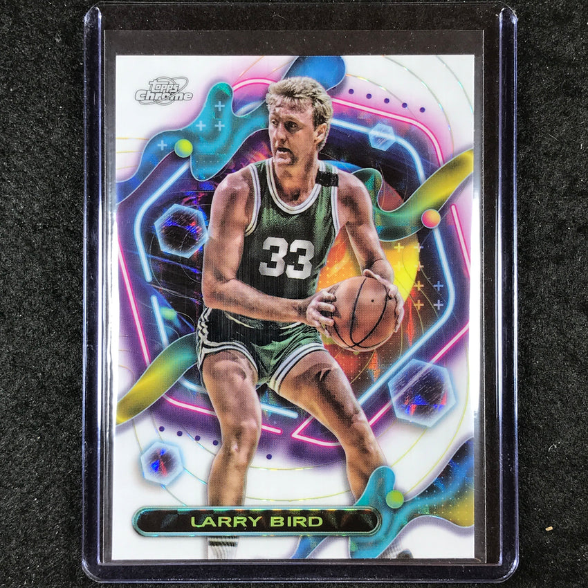 2023-24 Topps Cosmic Chrome LARRY BIRD Base White Hole SP #8