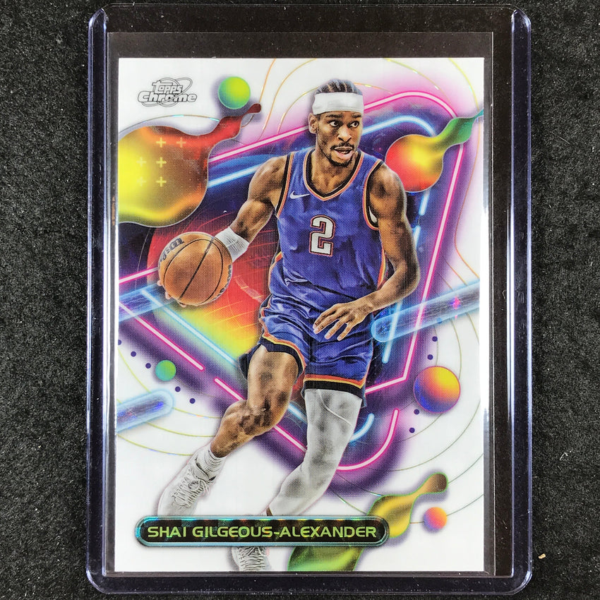 2023-24 Topps Cosmic Chrome SHAI GILGEOUS-ALEXANDER Base White Hole SP #29