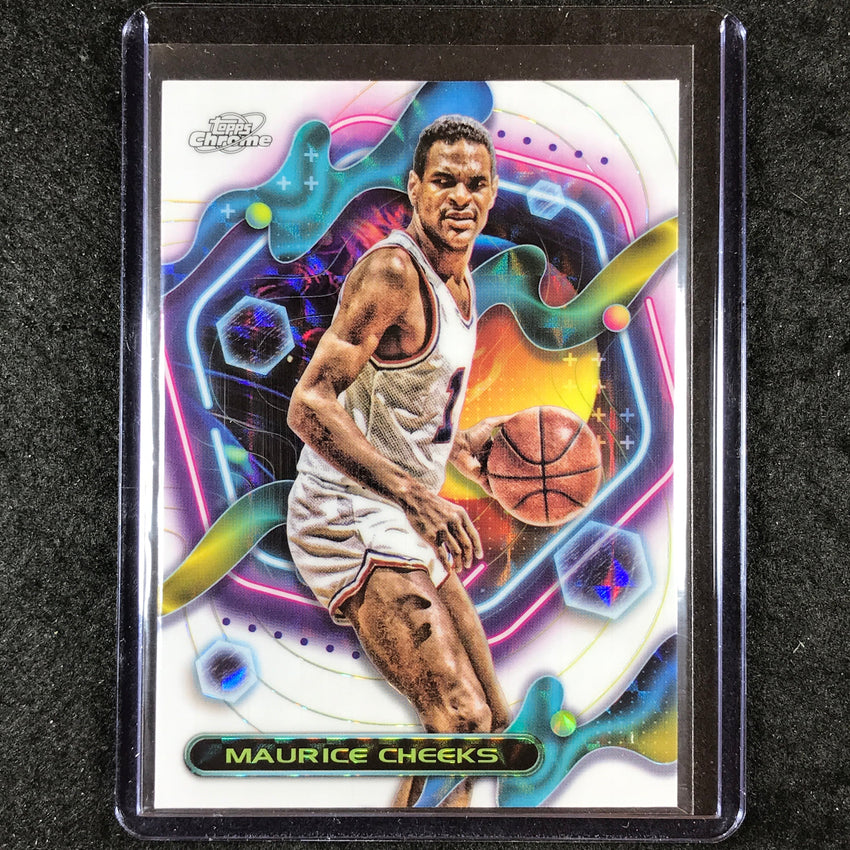 2023-24 Topps Cosmic Chrome MAURICE CHEEKS Base White Hole SP #97