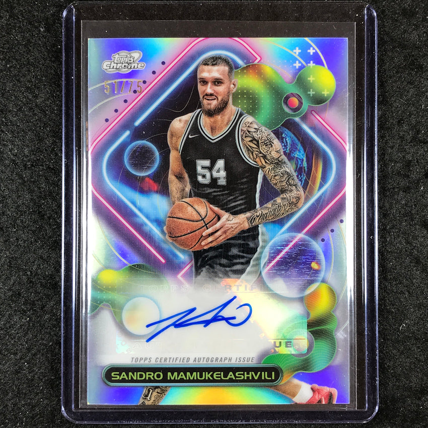 2023-24 Topps Cosmic Chrome SANDRO MAMUKELASHVILI Base Auto Refractor 51/75