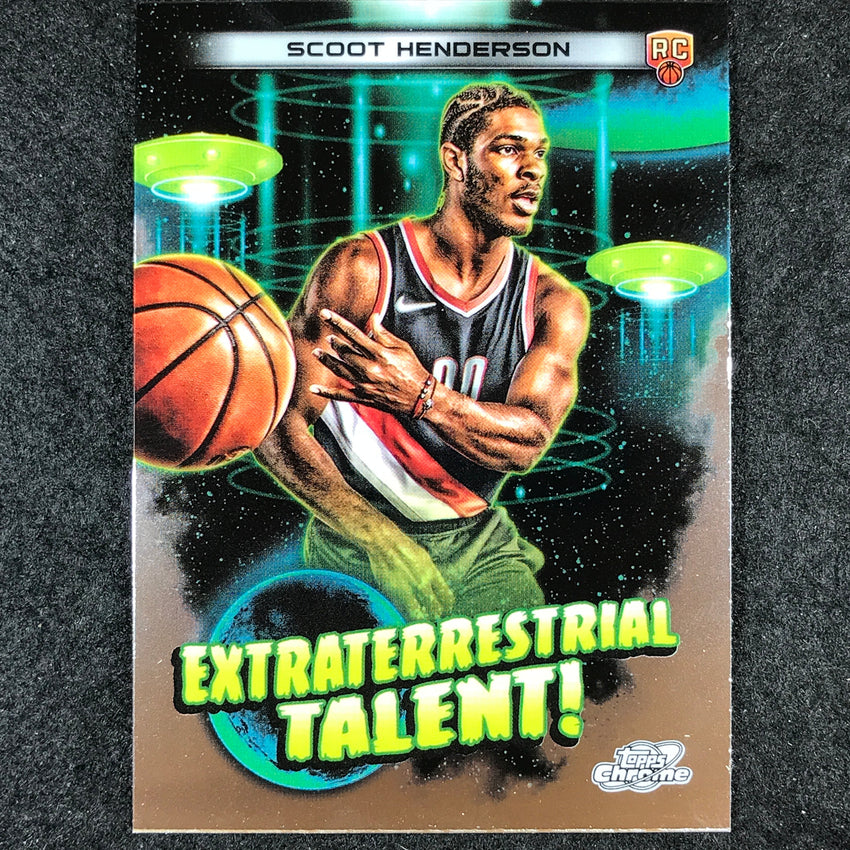 2023-24 Topps Cosmic Chrome SCOOT HENDERSON Extraterrestrial Talent Rookie #17