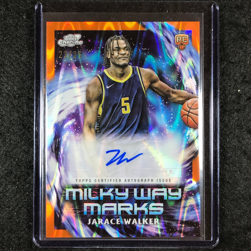 2023-24 Topps Cosmic Chrome JARACE WALKER Milky Way Rookie Auto Orange 23/25
