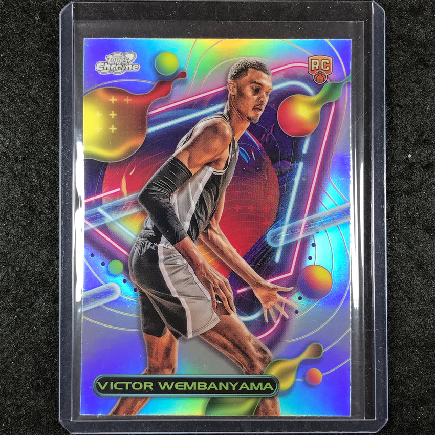 2023-24 Topps Cosmic Chrome VICTOR WEMBANYAMA Rookie Base Refractor #151