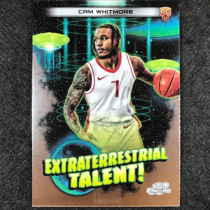2023-24 Topps Cosmic Chrome CAM WHITMORE Extraterrestrial Talent Rookie Base #18