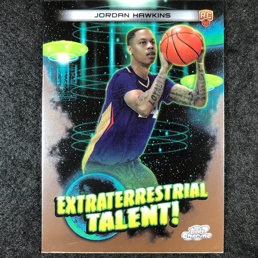 2023-24 Topps Cosmic Chrome JORDAN HAWKINS Extraterrestrial Talent Rookie #21