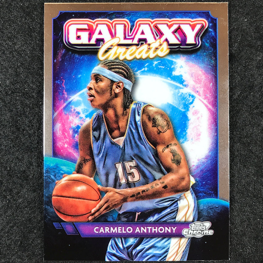 2023-24 Topps Cosmic Chrome CARMELO ANTHONY Galaxy Greats Base #6