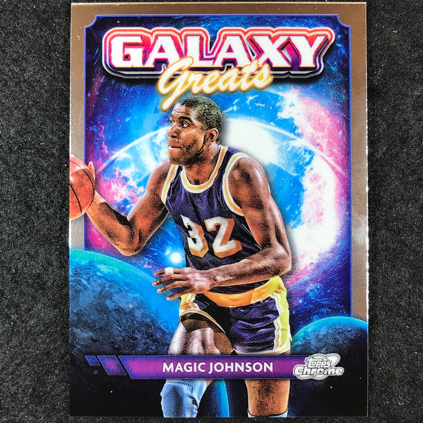 2023-24 Topps Cosmic Chrome MAGIC JOHNSON Galaxy Greats Base #7