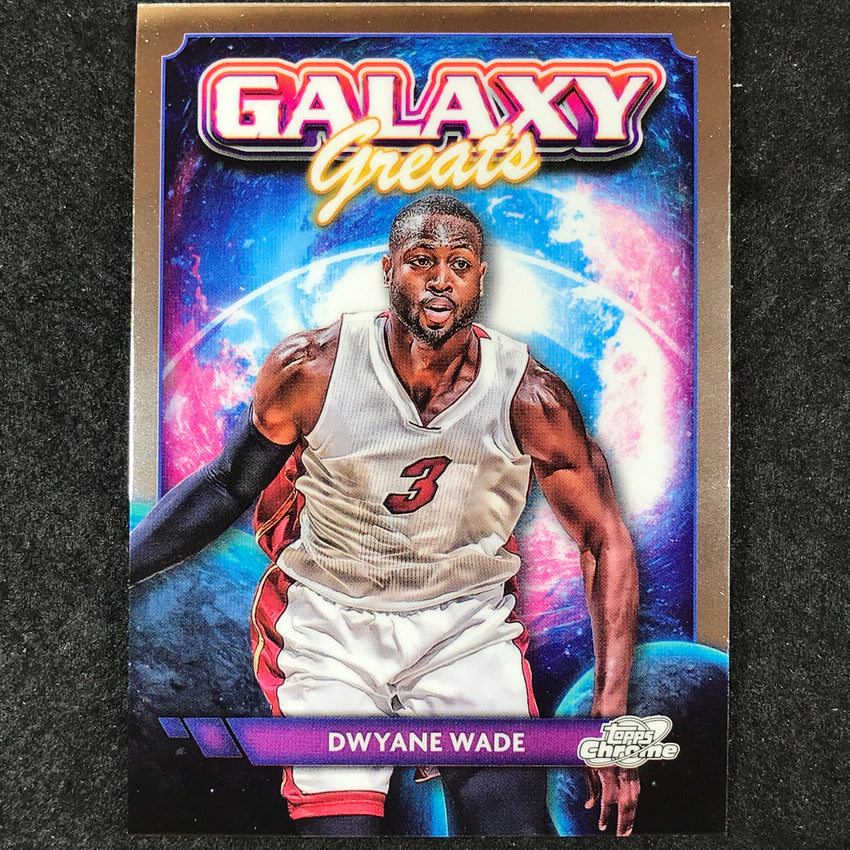 2023-24 Topps Cosmic Chrome DWYANE WADE Galaxy Greats Base #8