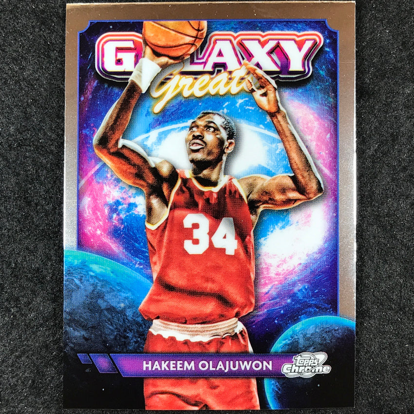 2023-24 Topps Cosmic Chrome HAKEEM OLAJUWON Galaxy Greats Base #19