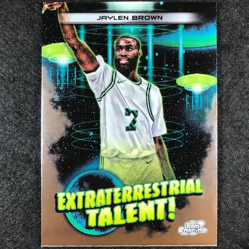 2023-24 Topps Cosmic Chrome JAYLEN BROWN Extraterrestrial Talent Base #2
