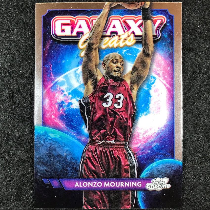 2023-24 Topps Cosmic Chrome ALONZO MOURNING Galaxy Greats Base #23