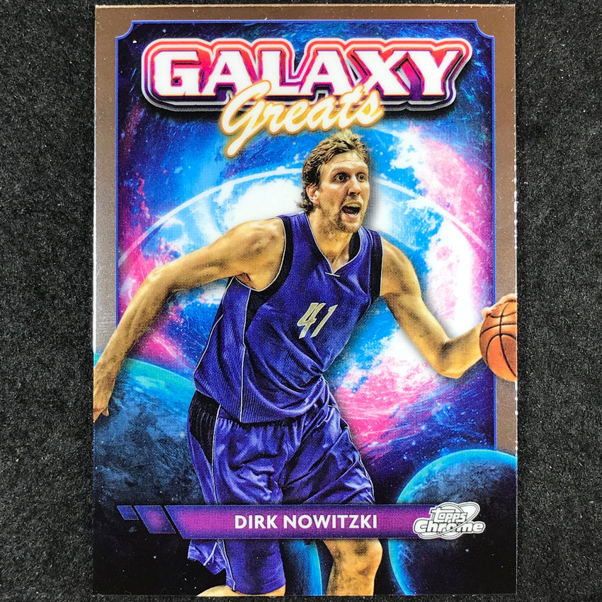 2023-24 Topps Cosmic Chrome DIRK NOWITZKI Galaxy Greats Base #29