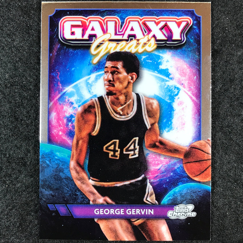 2023-24 Topps Cosmic Chrome GEORGE GERVIN Galaxy Greats Base #32