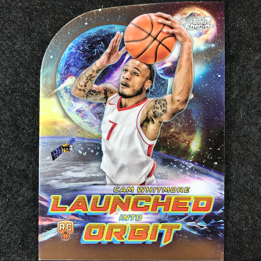 2023-24 Topps Cosmic Chrome CAM WHITMORE Launched Into Orbit Rookie Base #2