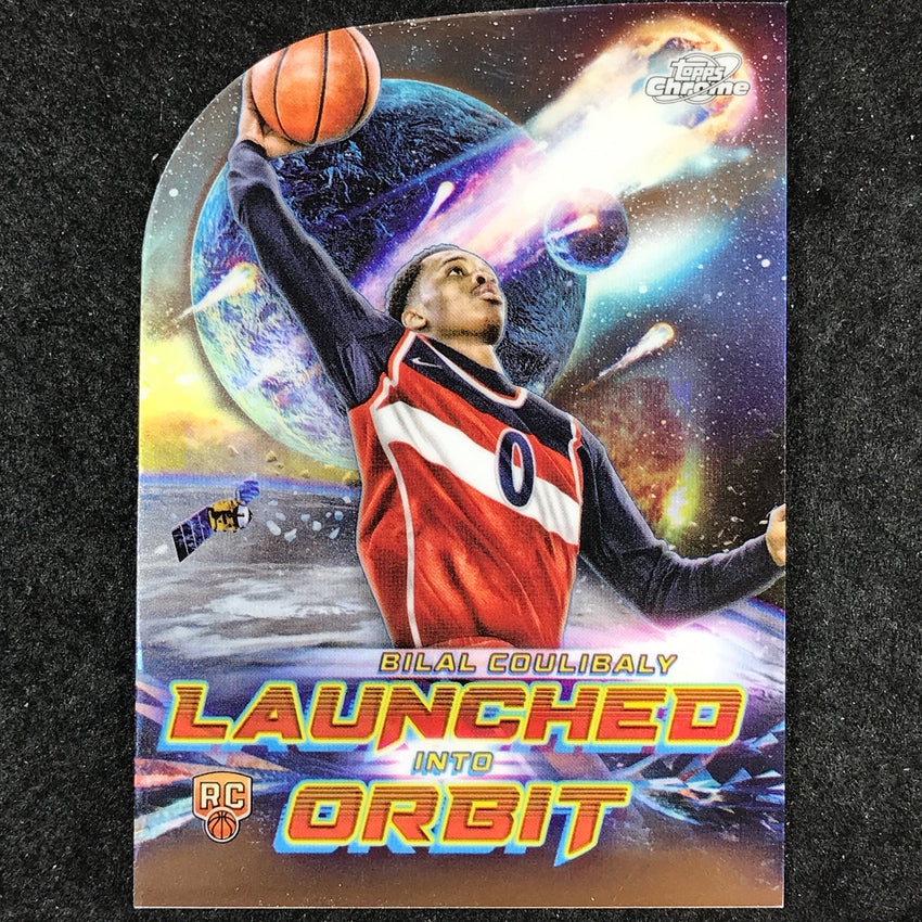 2023-24 Topps Cosmic Chrome BILAL COULIBALY Launched Into Orbit Rookie Base #7