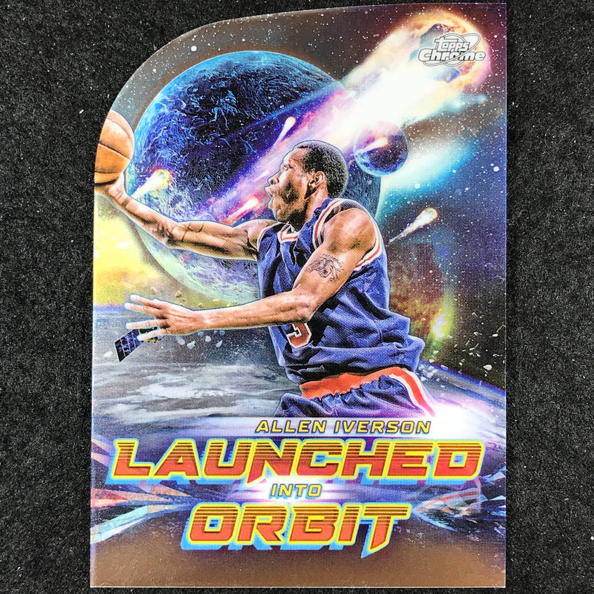 2023-24 Topps Cosmic Chrome ALLEN IVERSON Launched Into Orbit Base #20