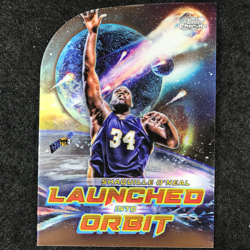 2023-24 Topps Cosmic Chrome SHAQUILLE O'NEAL Launched Into Orbit Base #21