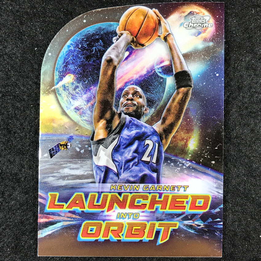 2023-24 Topps Cosmic Chrome KEVIN GARNETT Launched Into Orbit Base #23