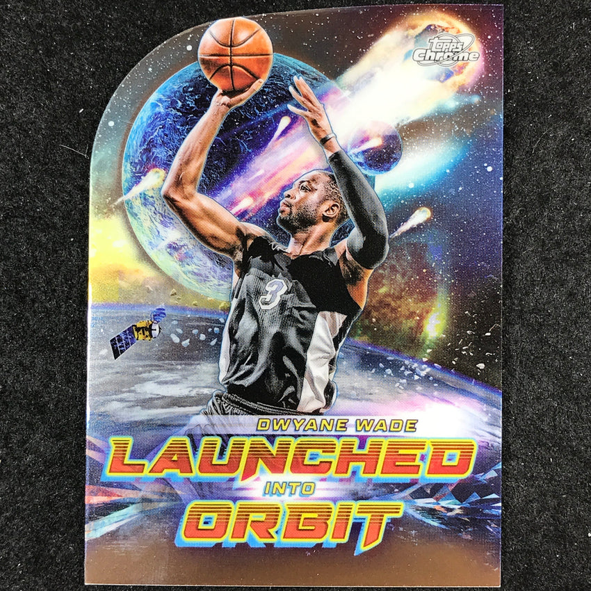 2023-24 Topps Cosmic Chrome DWYANE WADE Launched Into Orbit Base #24