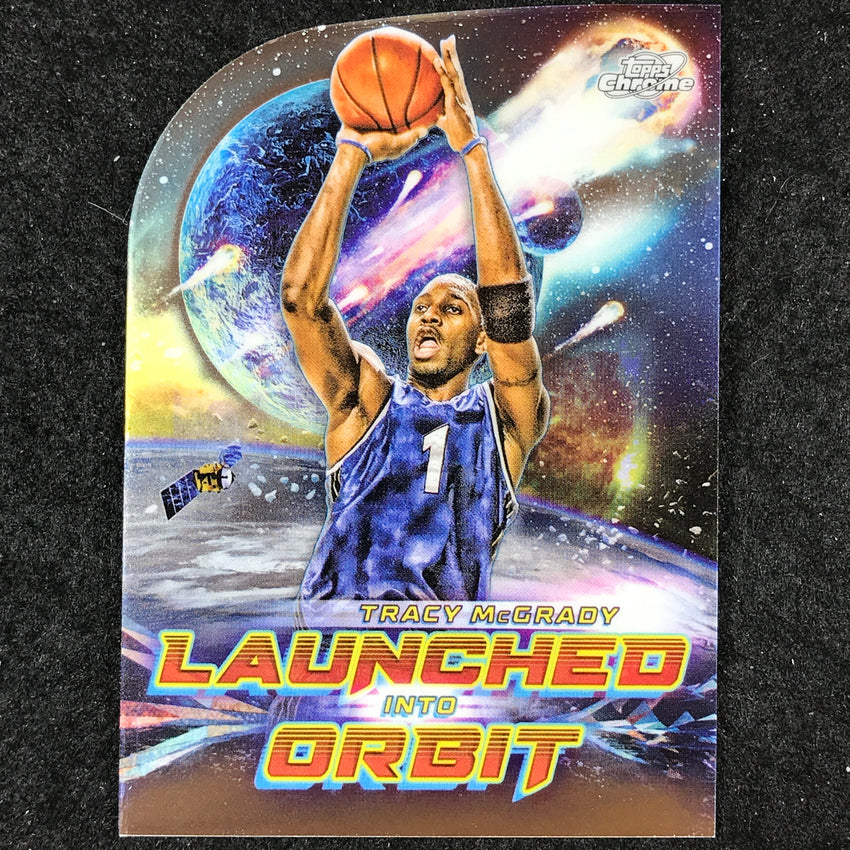 2023-24 Topps Cosmic Chrome TRACY MCGRADY Launched Into Orbit Base #25