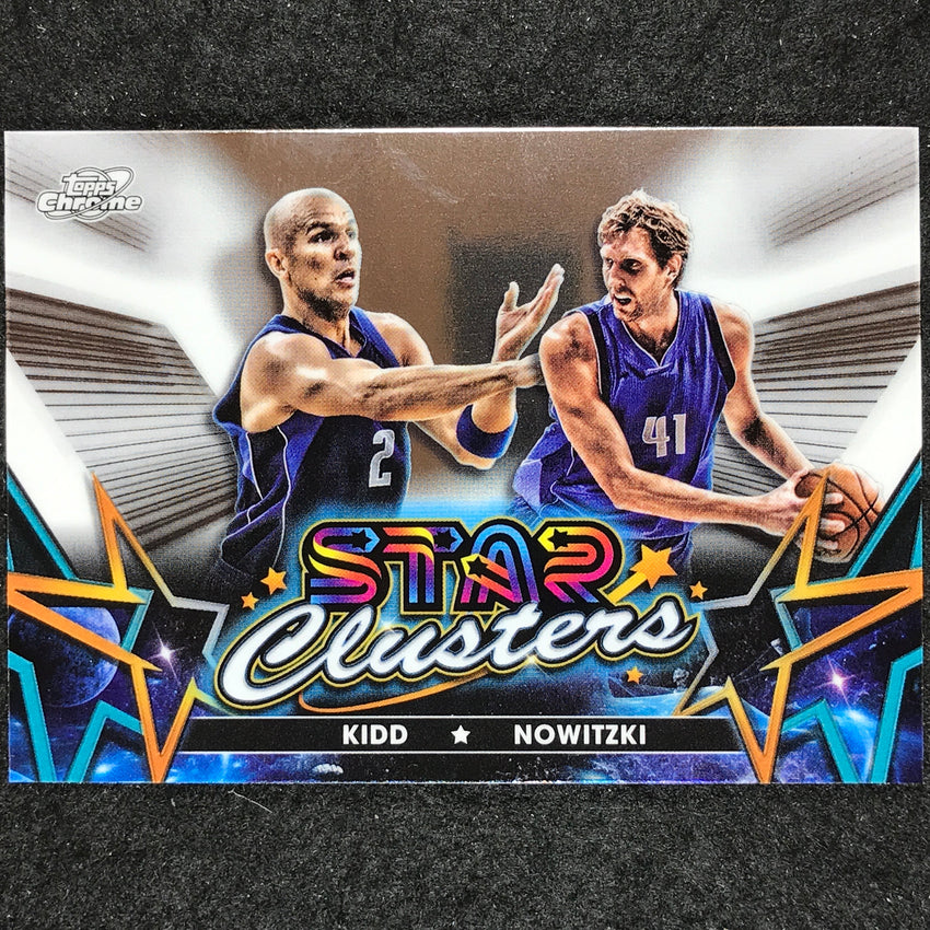 2023-24 Topps Cosmic Chrome JASON KIDD DIRK NOWITZKI Star Clusters Base #8