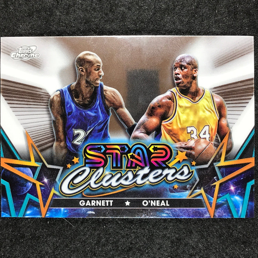 2023-24 Topps Cosmic Chrome KEVIN GARNETT SHAQUILLE O'NEAL Star Clusters #12