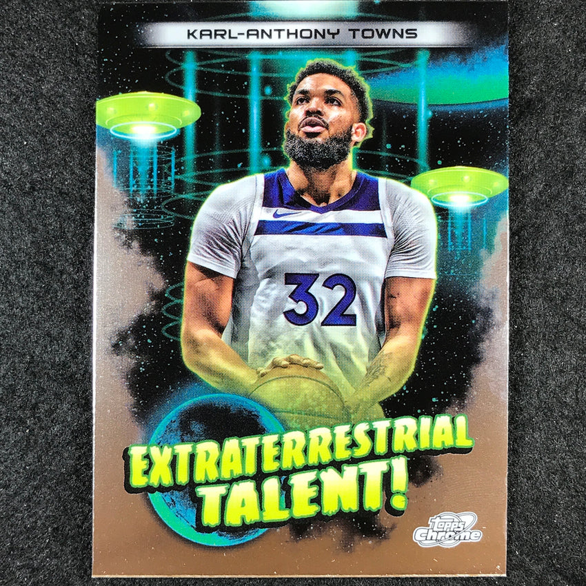 2023-24 Topps Cosmic Chrome KARL-ANTHONY TOWNS Extraterrestrial Talent Base #7