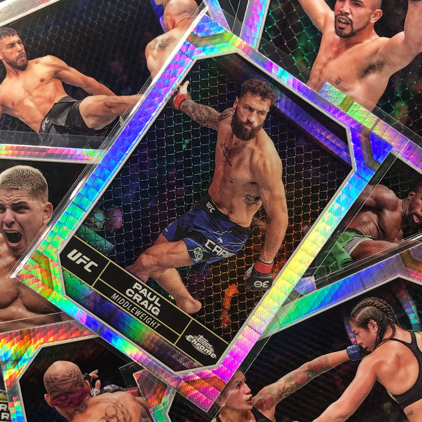 2024 Topps Chrome UFC Miles Johns Base Prism Refractor #140